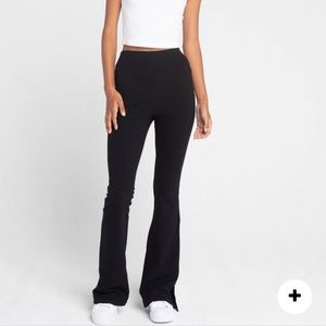 FULL TILT Side Slit Womens Flare Pants